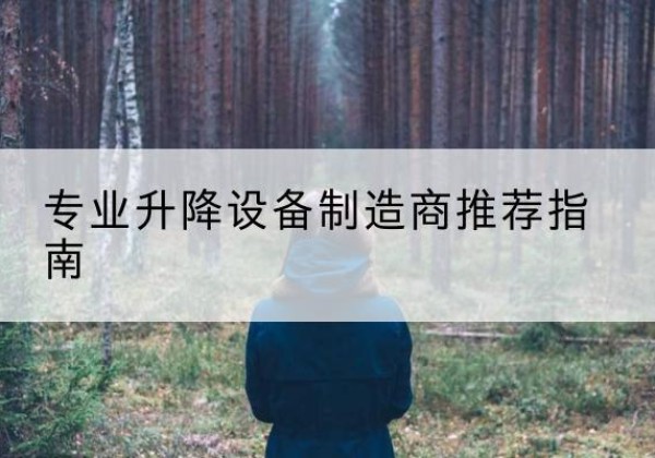 两当电动剪叉升降平台厂家-专业升降设备制造商推荐指南